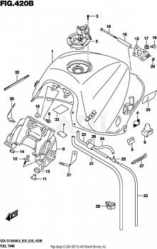 FUEL TANK (GSX-S1000AL9 E28)