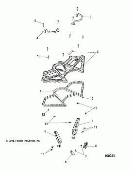 BODY, REAR RACK - A18SVS95CR/ER