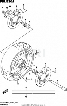 FRONT WHEEL (GSX-S1000FZAL9 E33)