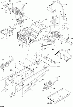 Frame (1 Passenger Seat)