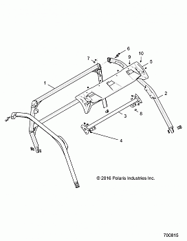 CHASSIS, CAB FRAME - R17RGE99NM/NW (700815)