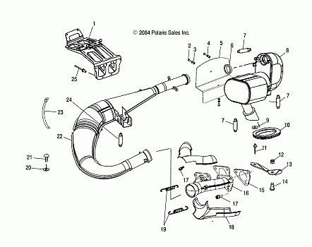 EXHAUST SYSTEM - S05NJ5BS/A (4992769276C07)