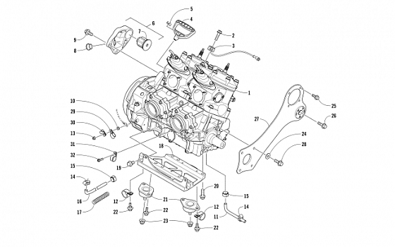 ENGINE AND RELATED PARTS