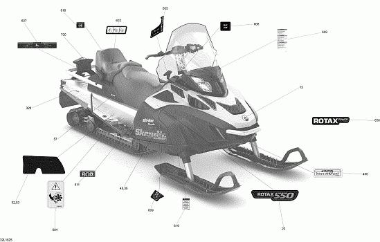 Decals Scandic - SWT - 550F