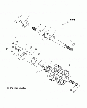 DRIVE TRAIN, JACKSHAFT and DRIVESHAFT - S18CED5 ALL OPTIONS (49SNOWDRIVETRAIN14550)