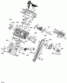 Cylinder and Cylinder Head - Rear Side