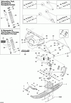 Front Suspension And Ski