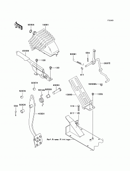 Brake Pedal/Throttle Lever