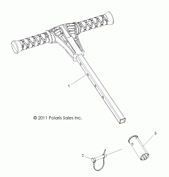 BODY, GRAB BAR, PASSENGER - Z14VH57AD/6EAI/EAW (49RGRGRABBAR12RZR4)