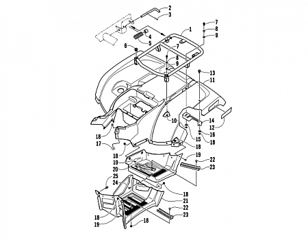 REAR BODY PANEL ASSEMBLY