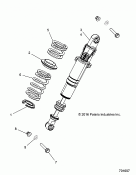SUSPENSION, REAR SHOCK MOUNTING - R19RGE99FF/SFF/PCF/PFF (701087)