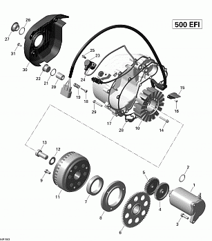 Magneto And Electric Starter Outlander MAX_04R1503