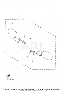 ALTERNATE REAR VIEW MIRROR SET