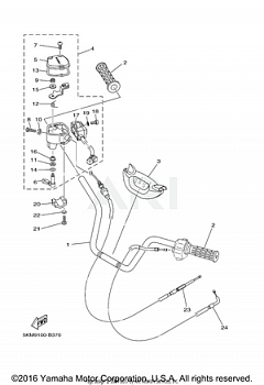 STEERING HANDLE CABLE