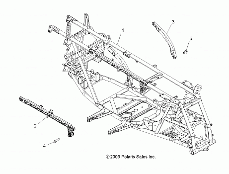 CHASSIS, MAIN FRAME - A10ZX85AK/AL/AS/AT/AX (49ATVFRAME10SPXP550)