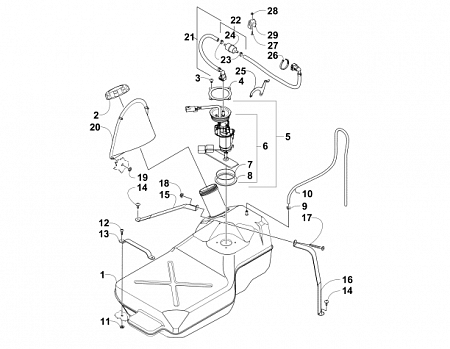 GAS TANK ASSEMBLY