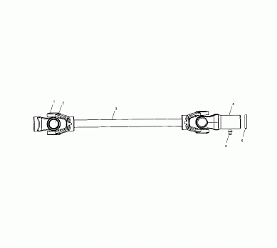 FRONT PROP SHAFT - A03CD32FB (4975217521B09)