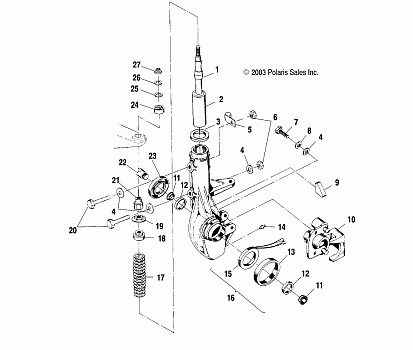 FRONT STRUT - A05CL50AA (4959905990B007)