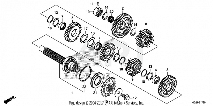 TRANSMISSION             (COUNTERSHAFT)