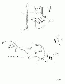 ELECTRICAL, BATTERY - R19RNA57B1/B9/EBX (701231)