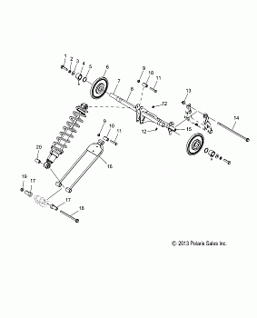 SUSPENSION, TORQUE ARM, REAR - S18CED5 ALL OPTIONS (49SNOWTORQUEREAR14550144)