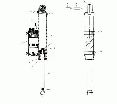 SHOCK and RESERVOIR (REAR TRACK)(EDGE) - S02NP7CS (4973447344C05)