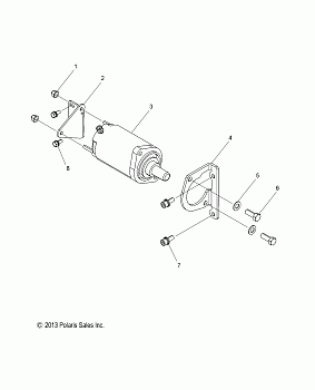 ENGINE, STARTER MOTOR - S18CFF5BSL/BEL (49SNOWSTARTER14550)