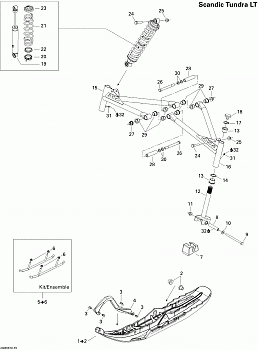 Front Suspension And Ski