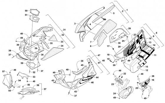 SKID PLATE AND SIDE PANEL ASSEMBLY