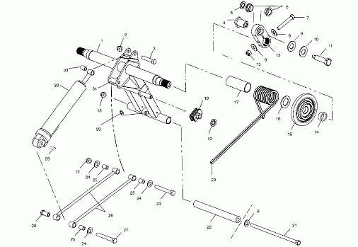 REAR TORQUE ARM - S03ND5BS (4977927792B08)