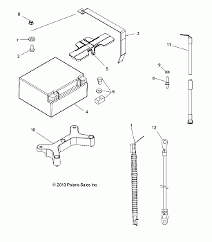 ELECTRICAL, BATTERY - A14GH9EAW (49ATVBATTERY14SCRAM)