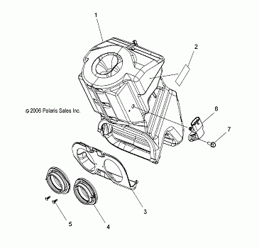 AIR BOX ASSEMBLY - S07PL7JS/JE (49SNOWAIRCLEAN)