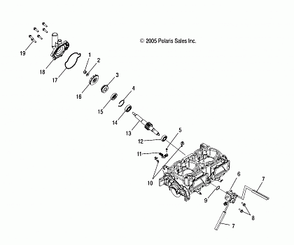 WATER/OIL PUMP - S06PT7HS (4997539753D02)