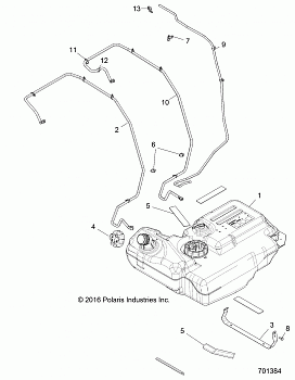 BODY, FUEL TANK - Z17VFE92AK/AM/AB (701384)