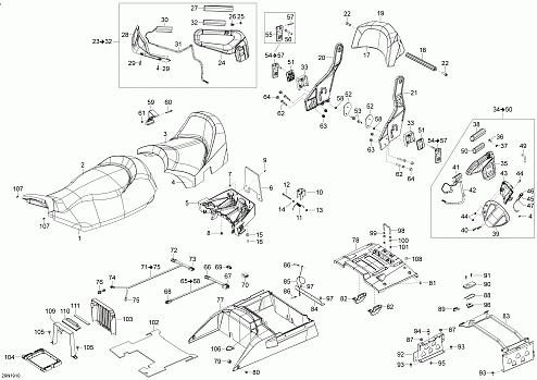 Seat - 600HO E-TEC