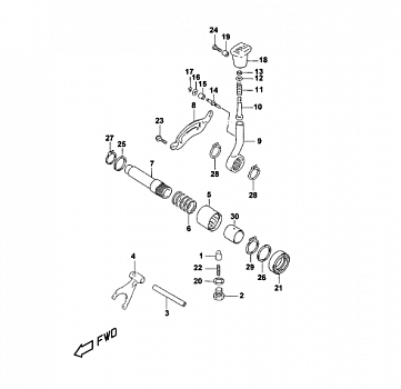 HI/LO SHIFTER ASSEMBLY