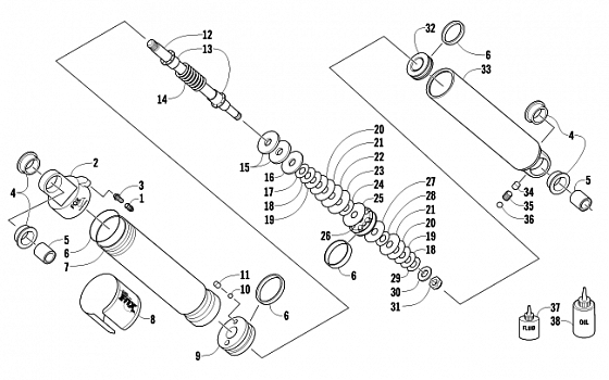 FRONT SUSPENSION SHOCK ABSORBER