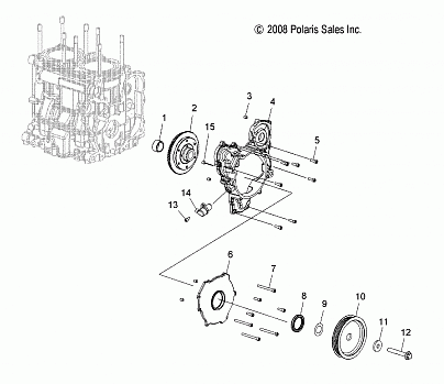 ENGINE, DRIVE GEAR and PULLEY - S07PS7FS/FE (4997479747E06)