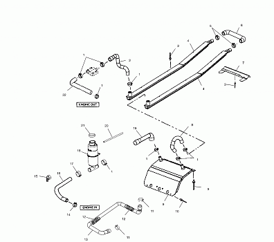 COOLING SYSTEM - S01NP8BS (4961106110B005)