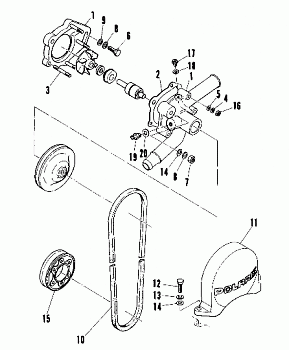 Water Pump (600 and 600 SE) (4909500950043A)