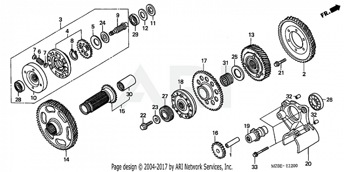 PRIMARY DRIVE GEAR