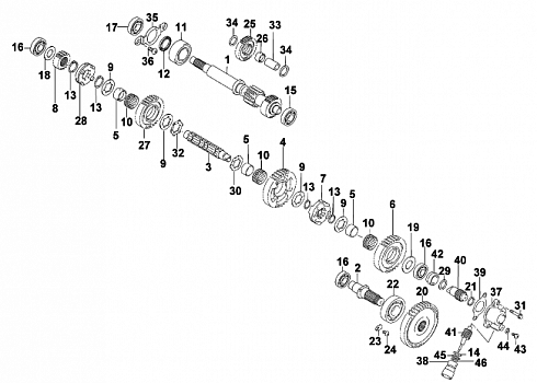 SECONDARY TRANSMISSION ASSEMBLY