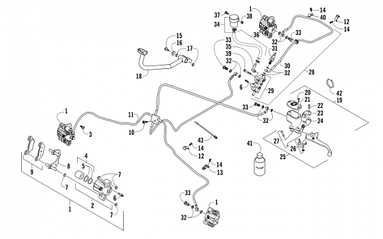 HYDRAULIC BRAKE ASSEMBLY