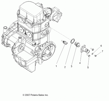 ENGINE, THERMOSTAT - R10XH76AA (49ATVMANIFOLD08VISTA)