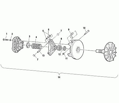 DRIVE CLUTCH - A01BG50AA (4963766376B012)