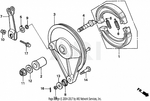 REAR BRAKE PANEL