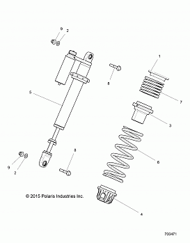 SUSPENSION, FRONT SHOCK MOUNTING - Z16VFE92AE/AH/AS/AW (700471)