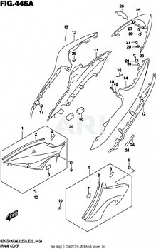 FRAME COVER (GSX-S1000AL9 E03)