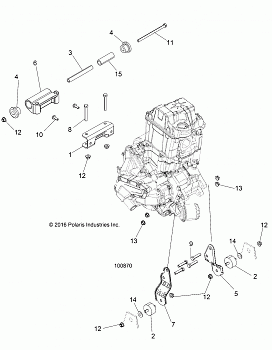 ENGINE, MOUNTING - A19SAA50D5