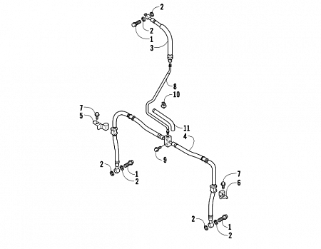 FRONT BRAKE HOSE ASSEMBLY